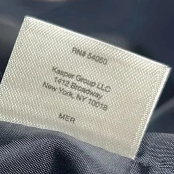 Le Suit blazer size 10,retro vibe,Y2K ,contrast piping,navy,coastal,office siren - Picture 11 of 11